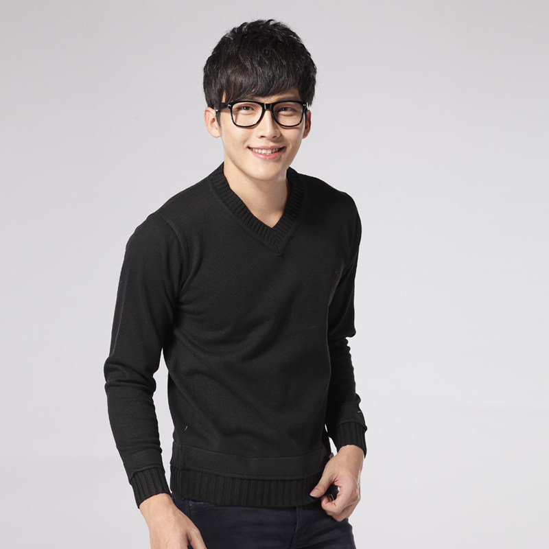 会员购 凡锐 2012秋冬新款<em>男士</em>百搭<em>毛衣</em> 休闲V