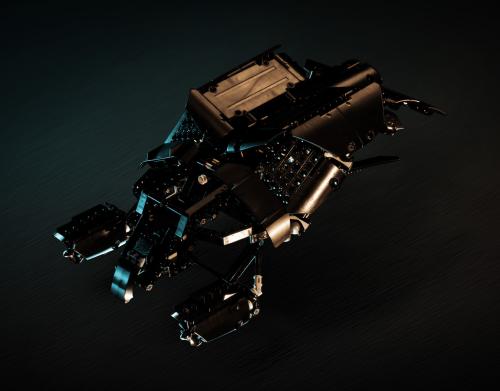 lego乐高创意搭建图 091 乐高蝙蝠侠战机 战车