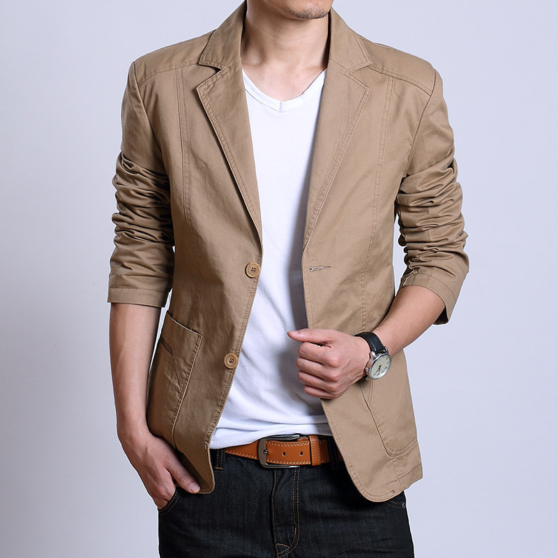<em>七匹狼男士秋装</em>小西服<em>外套</em>男装休闲西服纯棉卡