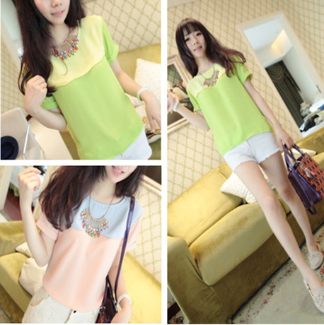 【<em>小小</em>韩衣站】韩版夏装中学生<em>少女装</em>女士半袖