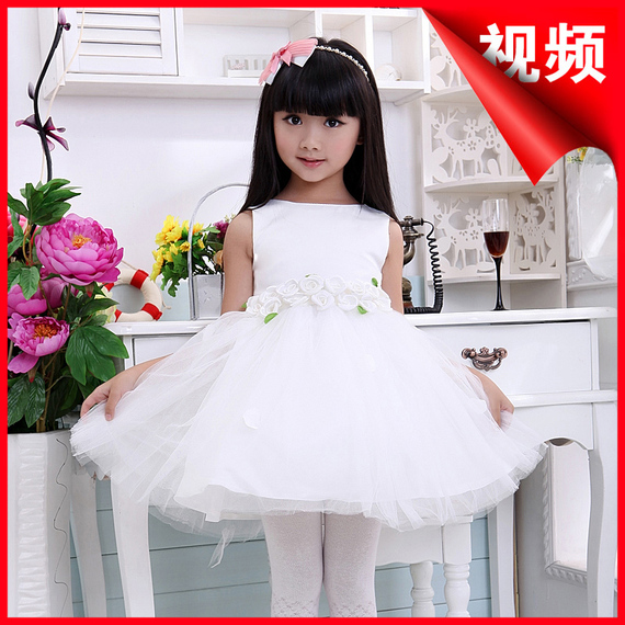 <em>儿童礼服裙</em> <em>公主</em>裙<em>女童</em>礼服婚纱裙 花童礼服童