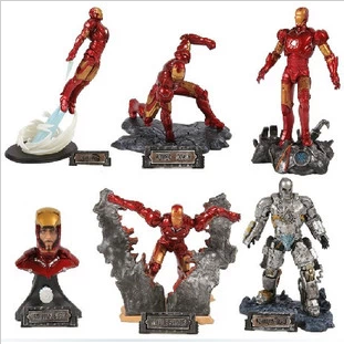 汽车摆件 钢铁侠3手办公仔造型玩具场景模型卡