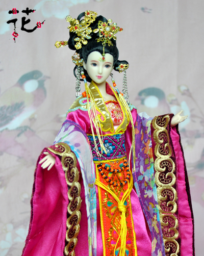 1/6<em>娃娃</em> <em>可儿娃娃</em> obitsu27 <em>古装 发型</em>制作 头饰