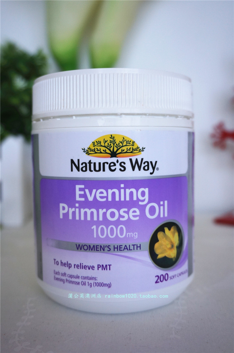 洲nature's way evening Primrose Oil1000mg月