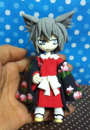 <em>元气少女缘结神</em> 巴卫 超轻粘土<em>手办</em>公仔 可来图