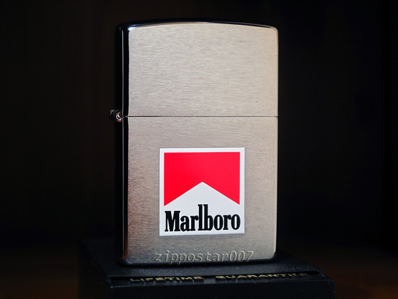 zippo收藏1999年万宝路marlboro红标logo