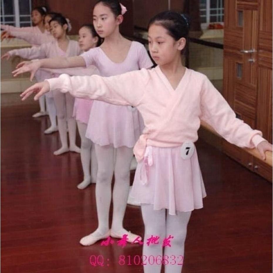 儿童舞蹈<em>服装</em>练功服 <em>女秋</em>冬季<em>外套</em> <em>长袖</em>舞蹈毛