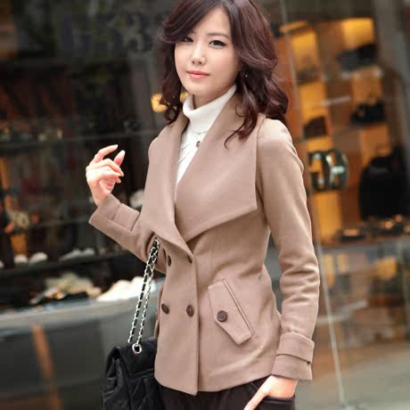 【shen2719660】2013秋装<em>新款女装毛呢短外</em>