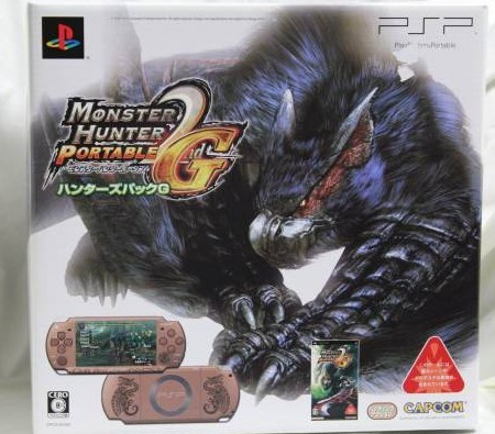 日版原装全新PSP 2000 怪物猎人2G 限定版主
