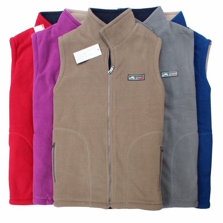 春秋冬大促销男士两面穿<em>马甲</em>驼绒坎肩保暖性极