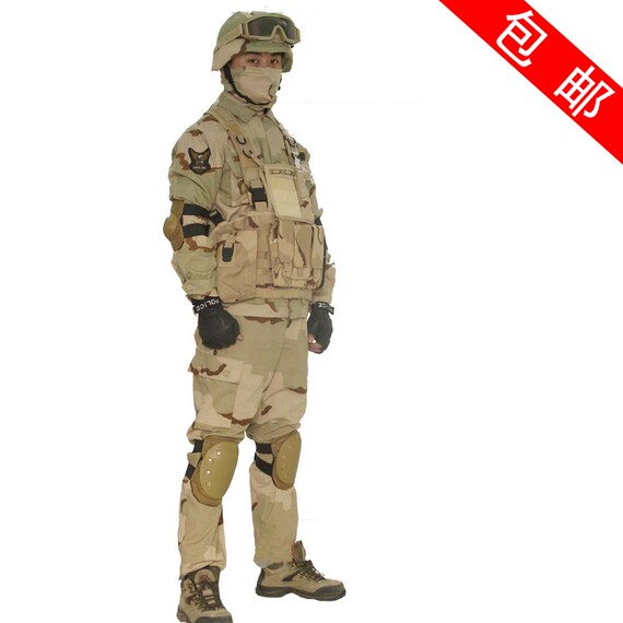 包邮美军海豹三色沙漠作训服套装男女三角洲特