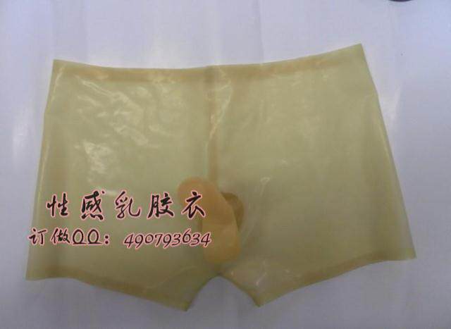 包邮 乳胶衣胶衣情趣乳胶<em>内裤</em> <em>男士紧身</em>平脚裤