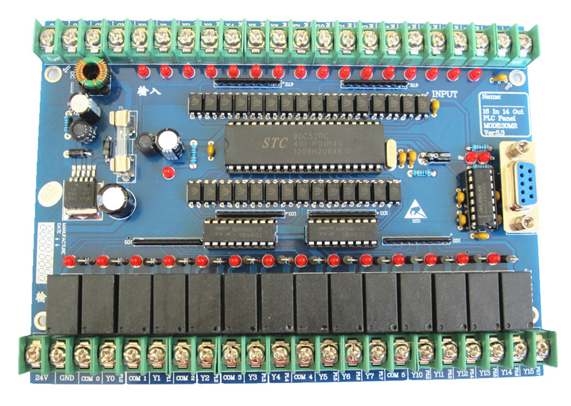 仿三菱FX_30MR 30MT 国产 PLC工控板 可编程