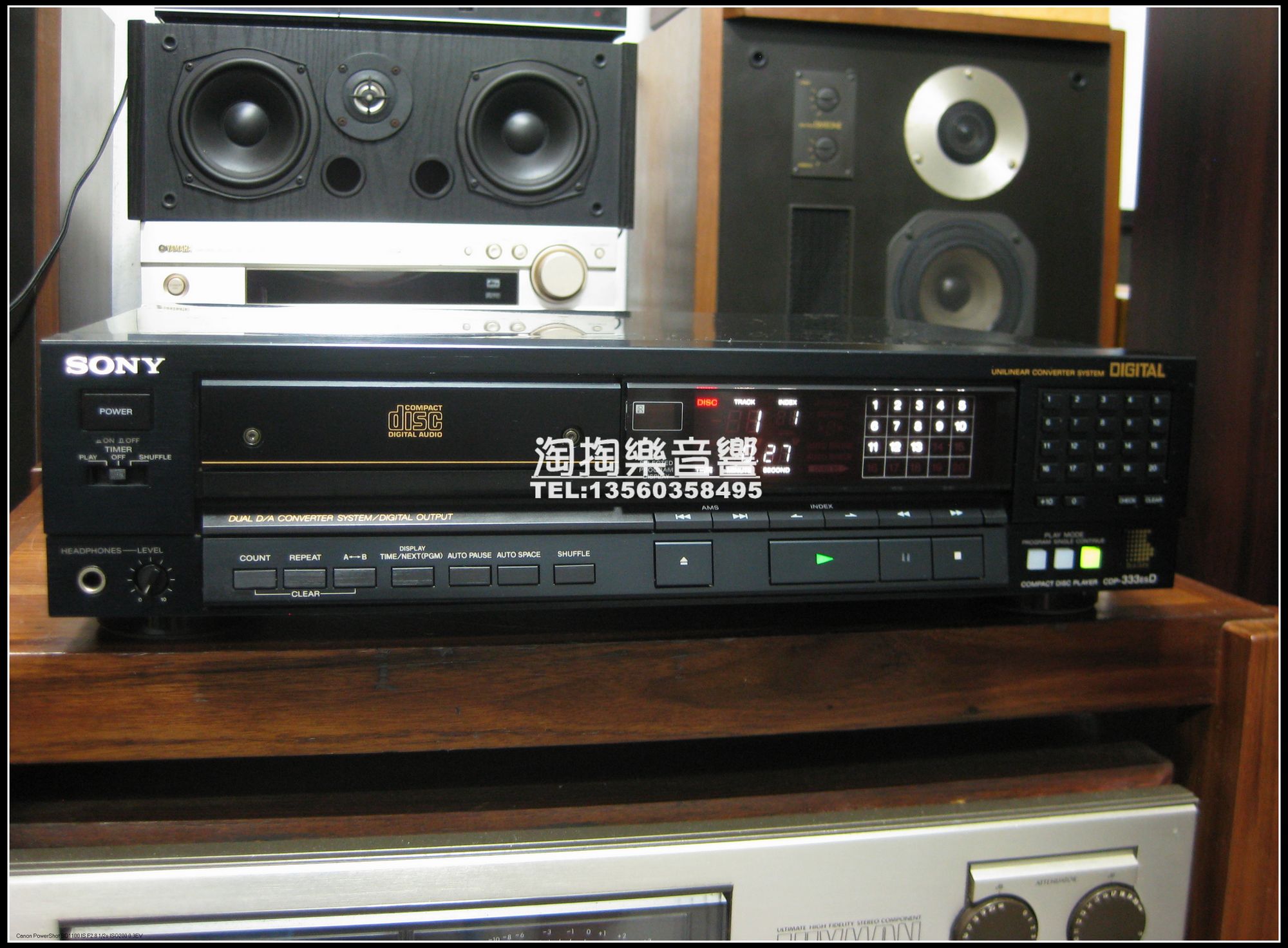 手音响】SONY\/索尼CDP-333ESD发烧CD机|一