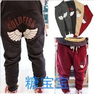 童装男童女童秋装2012 3色翅膀款儿童长裤 <em>宝宝马裤</em>