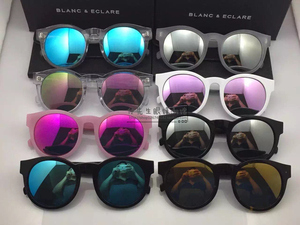 ECLARE上海shang小除号圆框太阳眼镜偏光墨