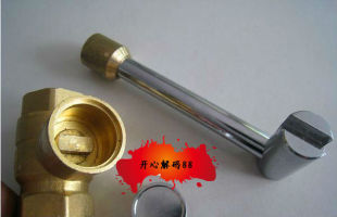 一字磁性锁闭阀 暖气阀门 管道 开关 磁性暖气阀