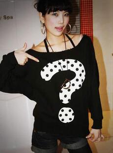 求购黑色上面带白色小点的卫衣!没有其他图案