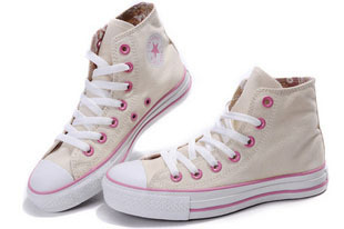 匡威CONVERSE ALL STAR帆布鞋海外款新百年纪念款米粉色106668
