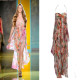 8838#pepe2011 Karen Mok Li Feier with Super elegant suit themselves in the Bohemian chiffon dress