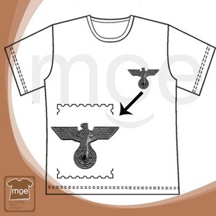 个性T恤 T恤服装电影影视周边T-shirt 无耻混蛋 大鹰logo2