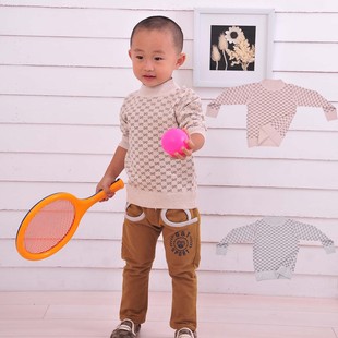 韩版平价童装店秋<em>小男孩子毛衣服</em>打折扣宝宝t