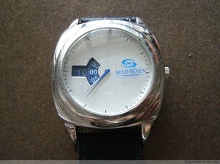 买烟送的MILED SEVEN一针石英 个性 腕表|7.