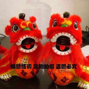 送老外蛇年中国风工艺礼品广东狮子南狮舞狮醒