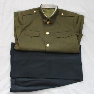 正品库存87式空校尉官<em>马裤呢</em>冬常服 毛料<em>中山</em>