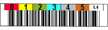 普好數碼 HP LTO Ultrium 4 磁帶庫條形碼標簽|1700-004