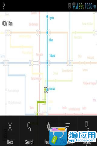 西班牙马德里地铁地铁地图