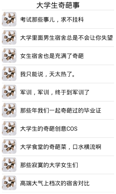 【免費娛樂App】大学生奇葩事-APP點子