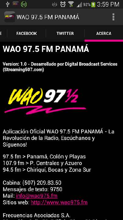 巴拿马WAO975电台