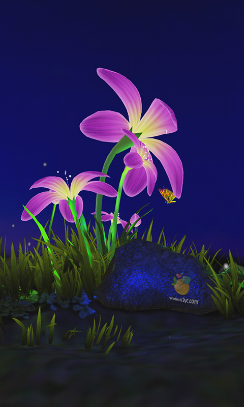 免費下載個人化APP|紫蝶花3D壁纸 app開箱文|APP開箱王