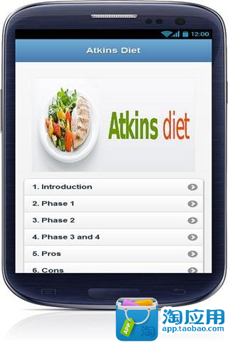 【免費健康App】阿特金斯饮食法-APP點子