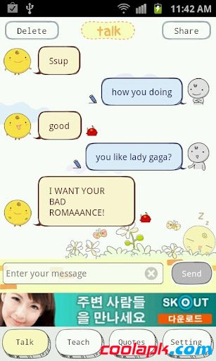 【免費娛樂App】SimSimi-APP點子