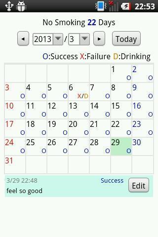 【免費生產應用App】无吸烟日记-APP點子