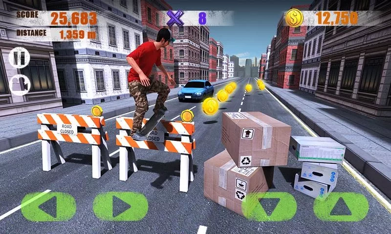 【免費遊戲App】Street Skater 3D-APP點子