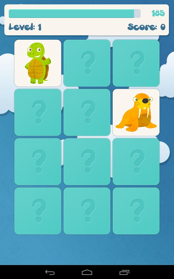 【免費益智App】Animals Memory Game-APP點子