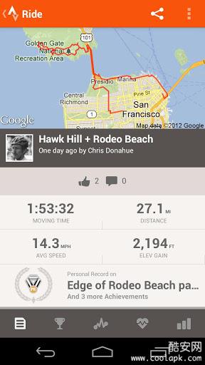 【免費健康App】自行车路线跟踪 | Strava Cycling-APP點子