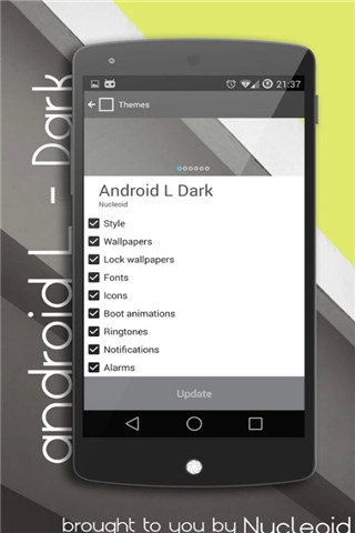 【免費個人化App】Android L Dark-APP點子