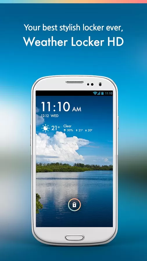 免費下載個人化APP|锁屏天气 Weather Locker HD app開箱文|APP開箱王
