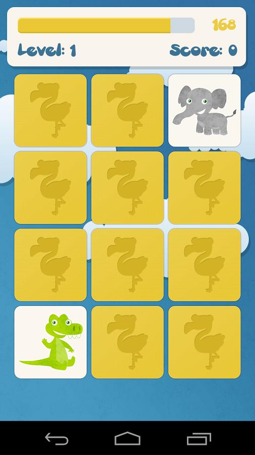 【免費益智App】Animals Memory Game-APP點子