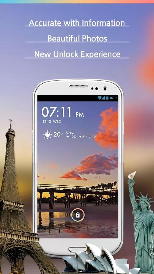 免費下載個人化APP|锁屏天气 Weather Locker HD app開箱文|APP開箱王