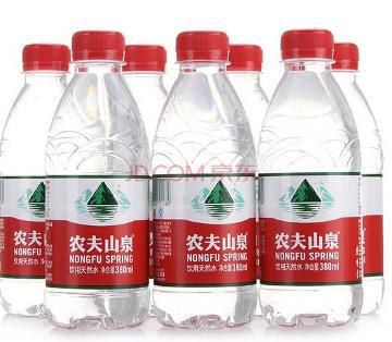 农夫山泉 天然饮用水380ml*24瓶 整箱