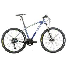 锁死前叉 侠客600超轻铝合金自行车 蓝绿色15