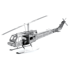 3D立体拼图金属模型飞机直升机战斗机军事坦