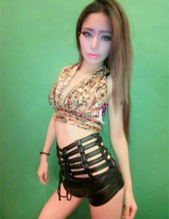 欧美新款麻辣鸡夜店酒吧DJ<em>女歌手舞台装</em>DS演