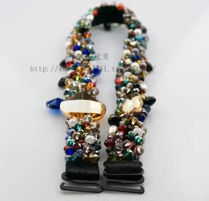冲钻特卖包邮韩国进口施华洛水晶<em>DIY</em>肩带 <em>胸罩</em>