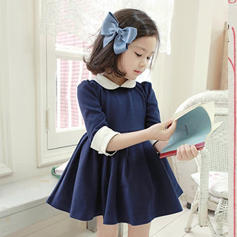 童装韩国女童连衣裙童装2014冬款新款女童英